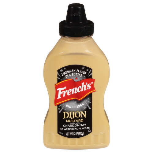French's Dijon Mustard with Chardonnay