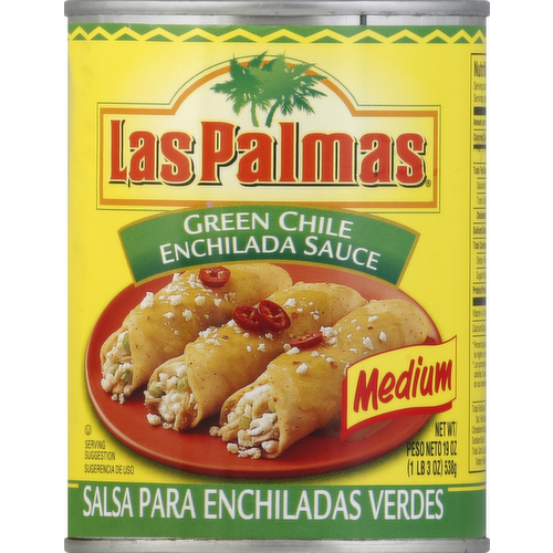 Las Palmas Medium Green Chili Enchilada Sauce