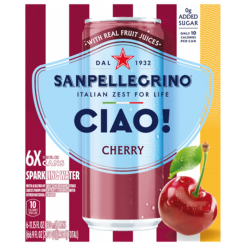 San Pellegrino Ciao! Cherry Sparkling Water