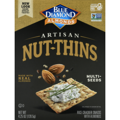 Blue Diamond Multi-Seeds Artisan Nut Thins Rice Crackers