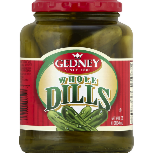 Gedney Whole Dills Pickles