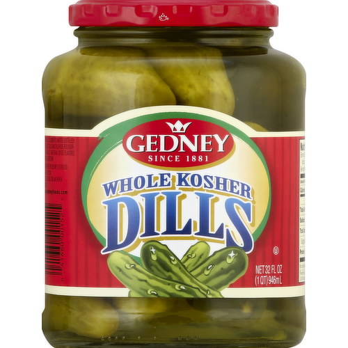 Gedney Whole Kosher Dills Pickles