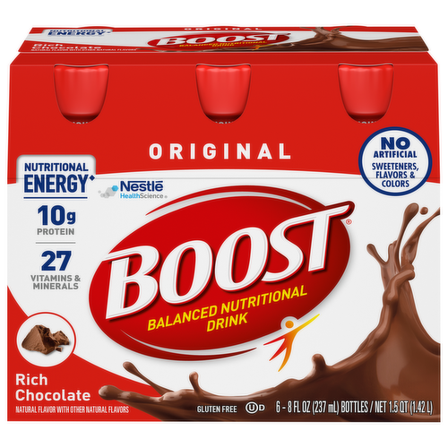 Boost Original Rich Chocolate Nutritional Energy Drink