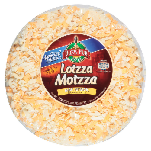 Brew Pub Lotzza Motzza Mac Attack Pizza