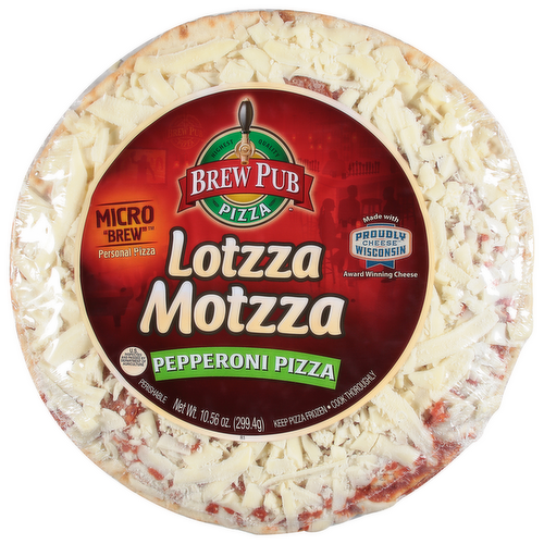 Brew Pub Micro Brew Lotzza Motzza Pepperoni Pizza