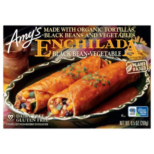 Amy's Black Bean Vegetable Enchilada