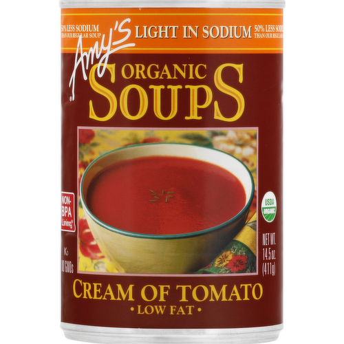 Amy's Organic Light in Sodium Cream of Tomato Soup