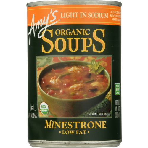 Amy's Organic Light in Sodium Minestrone Soup