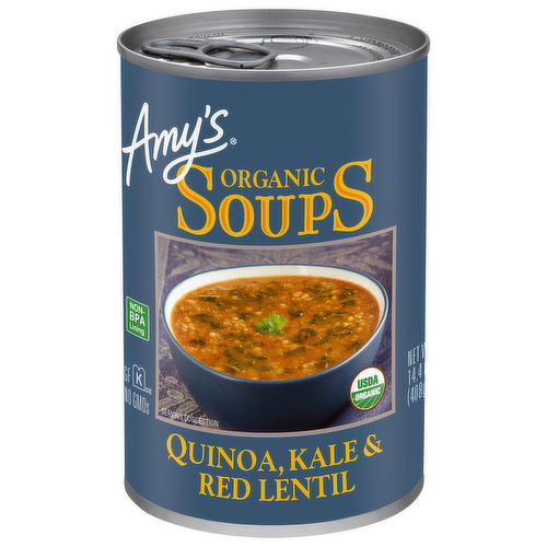 Amy's Organic Quinoa, Kale & Red Lentil Soup