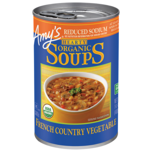 Amy's Organic Hearty Reduced Sodium French Country Vegetable Soup