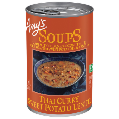 Amy's Thai Curry Sweet Potato Lentil Soup