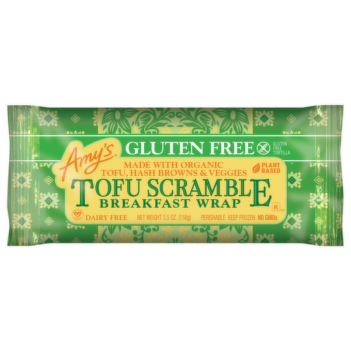Amy's Gluten Free Tofu Scramble Breakfast Wrap