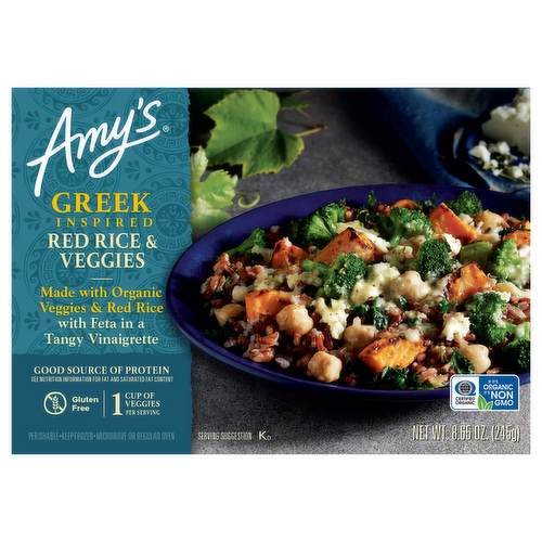 Amy's Organic Greek Rice & Veggie Bowl