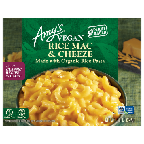 Amy's Vegan Rice Mac & Cheeze