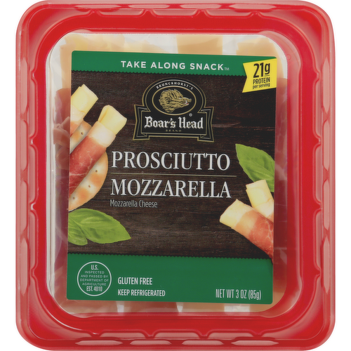 Boar's Head Prosciutto & Mozzarella Cheese Snack