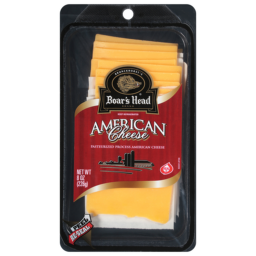 Boar's Head American Yellow Cheese Slices
