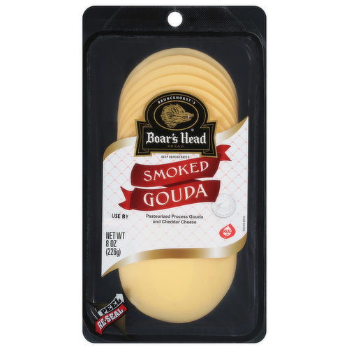 Boar's Head Smoked Gouda Cheese Slices