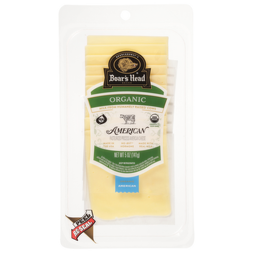 Boar's Head Organic American Cheese Slices