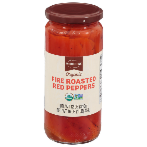 Woodstock Organic Fire Roasted Red Peppers