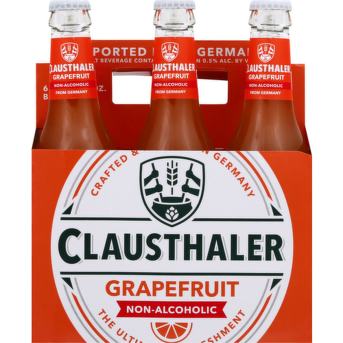 Clausthaler Grapefruit Non-Alcoholic Malt Beverage