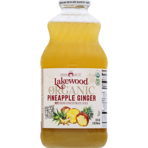 Lakewood Organic Pineapple Ginger Juice