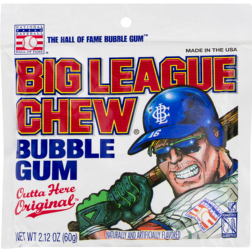 Big League Chew Outta Here Original Bubble Gum