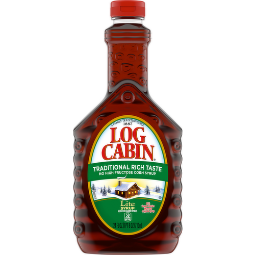 Log Cabin Lite Syrup