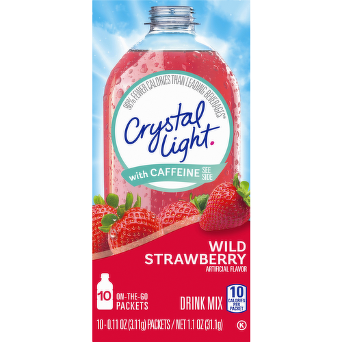 Crystal Light On The Go Wild Strawberry Energy Drink Mix