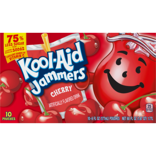 Kool-Aid Jammers Cherry Flavored Drink