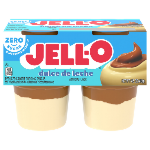 Jell-O Sugar Free Dulce De Leche Pudding Snacks
