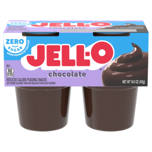 Jell-O Sugar Free Chocolate Pudding Snacks