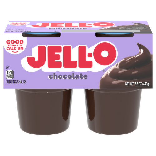 Jell-O Chocolate Pudding Snacks