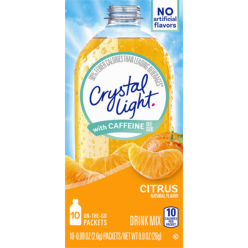 Crystal Light On The Go Citrus Energy Drink Mix