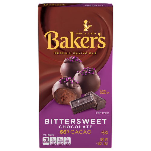 Baker's Bittersweet Chocolate Baking Bar