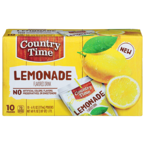 Country Time Lemonade Drink Pouches