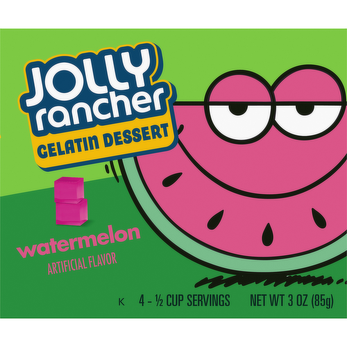 Jolly Rancher Sour Watermelon Gelatin Dessert