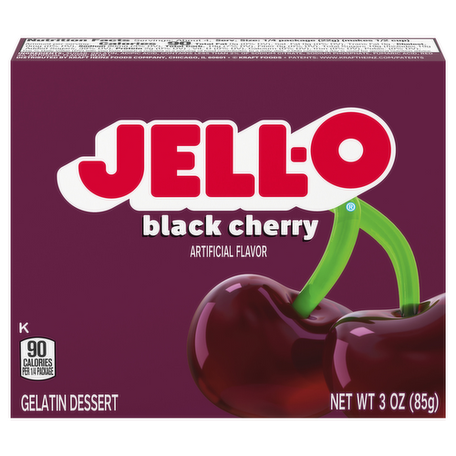 Jell-O Black Cherry Gelatin Dessert Mix