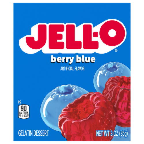 Jell-O Berry Blue Gelatin Dessert Mix