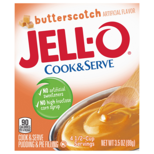 Jell-O Butterscotch Cook & Serve Pudding & Pie Filling