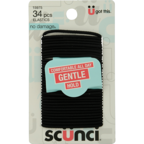 Scunci No Damage Gentle Hold Hair Elastics