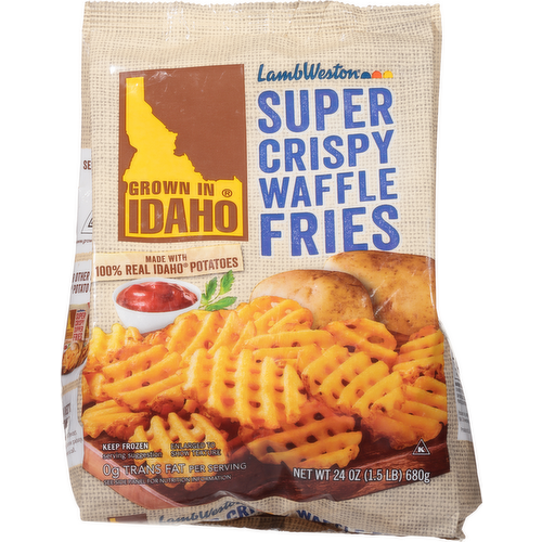 Lamb Weston Grown in Idaho Super Crispy Waffle Fries