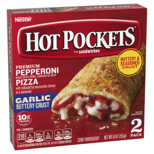 Hot Pockets Pepperoni Pizza Stuffed Pastries