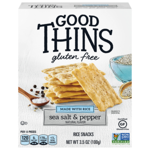 Good Thins Sea Salt & Pepper Rice Crackers