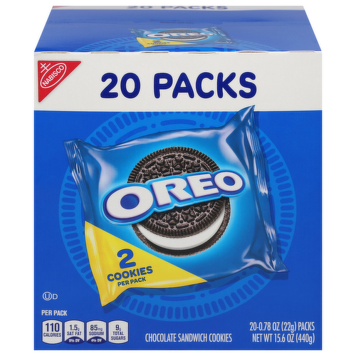 Oreo Chocolate Sandwich Cookies Portion Packs