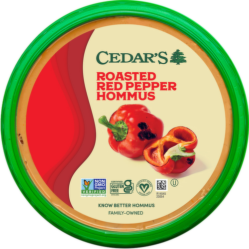 Cedar's Roasted Red Pepper Hommus