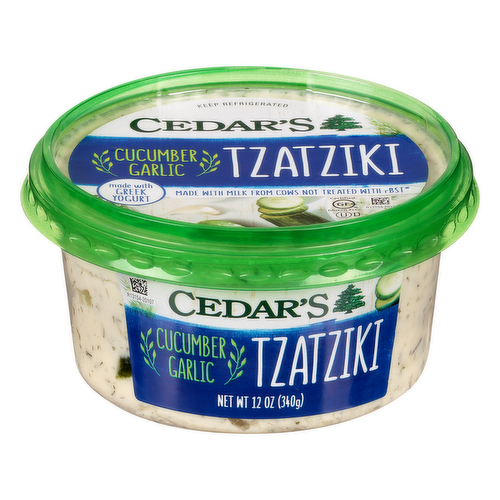 Cedar's Tzatziki Cucumber, Dill & Garlic Sauce