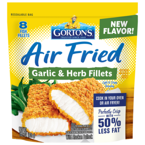 Gorton's Air Fried Garlic & Herb Fish Fillets