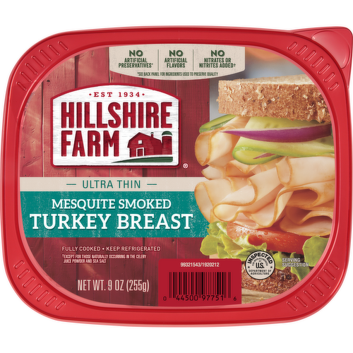 Hillshire Farm Deli Select Thin Sliced Mesquite Smoked Turkey