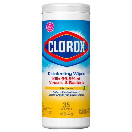 Clorox Disinfecting Wipes Lemon Scent