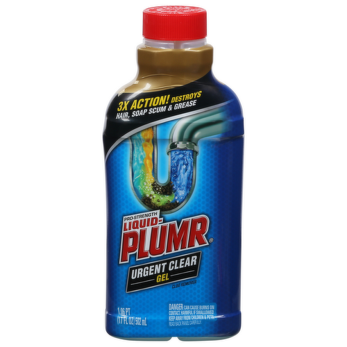 Liquid-Plumr Pro-Strength Urgent Clear Clog Remover Gel